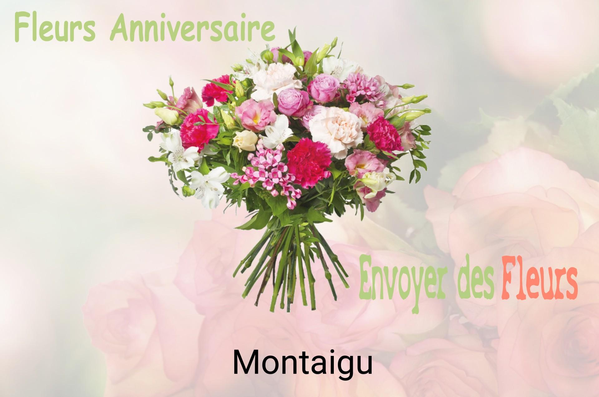 Bouquet de fleurs d’anniversaire livré à Montaigu