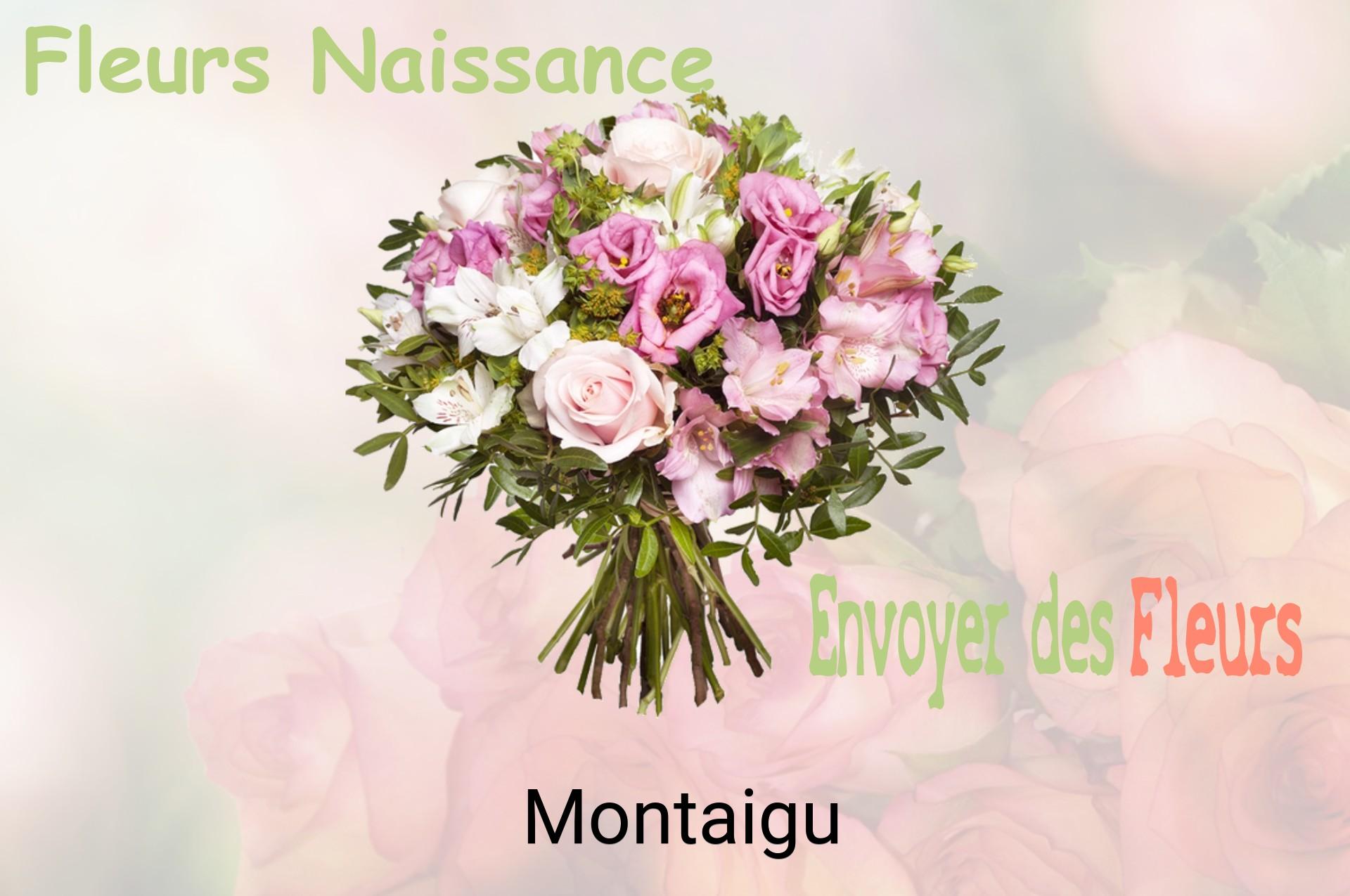 Bouquet de fleurs de naissance livré à Montaigu
